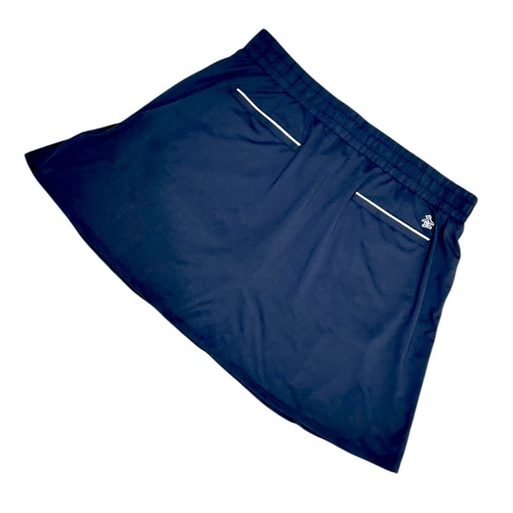 NWT Original Penguin Black with white trim penguin metal buttons Skort sz large - Picture 5 of 11